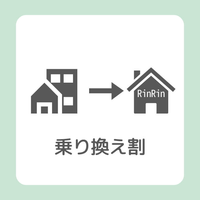 のりかえ割を示す画像